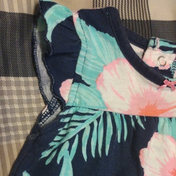 Carter's Tropical Floral Baby Romper​ - Picture 5 of 6